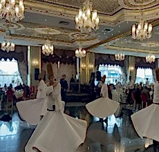 semazen ekibi gösterisi