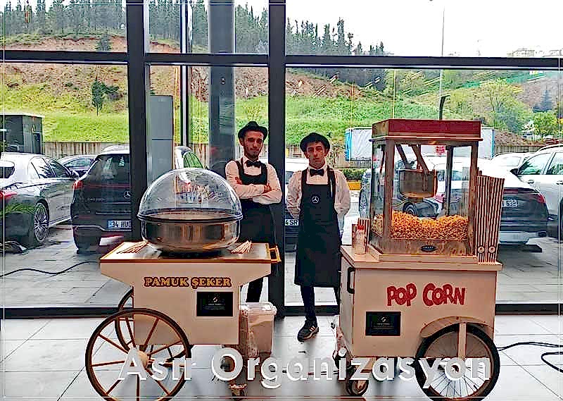 Pamuk Şeker Arabası Kiralama