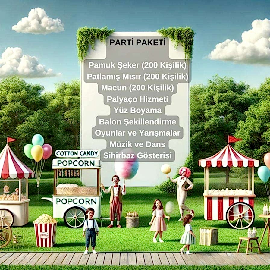 Pamuk Şeker Arabası Kiralama