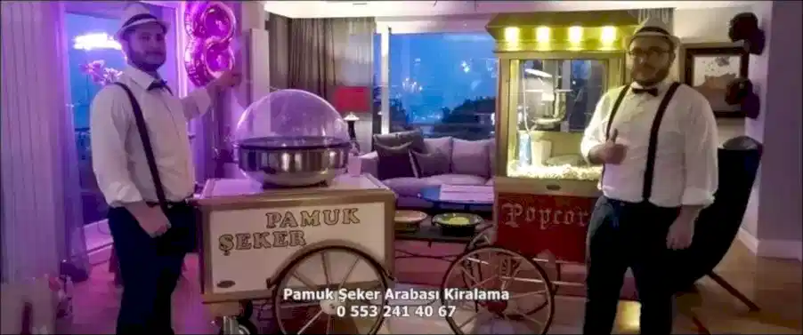 Pamuk Şeker Arabası Kiralama