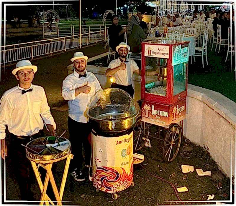 Pamuk Şeker Arabası Kiralama