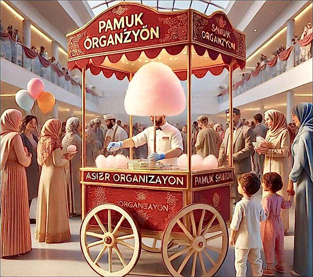 Pamuk Şeker Arabası Kiralama